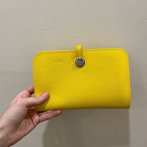 Leather Yellow Wallet